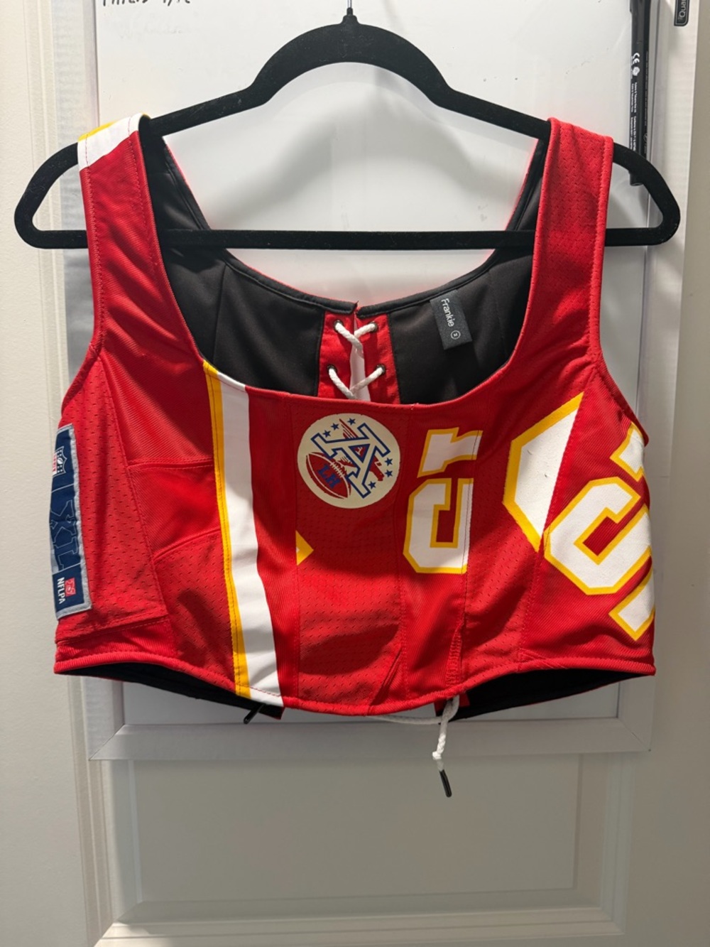 Frankie Collective Custom Rework Corset - Chiefs, Mahomes